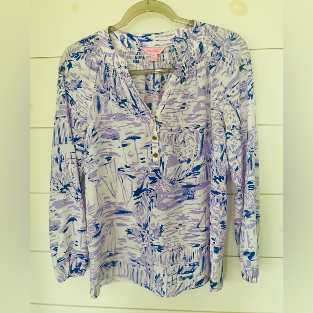 Lilly Pulitzer Elsa Silk Top